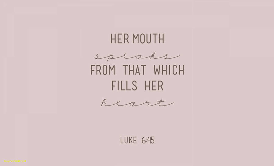 Biblical Aesthetic Quotes Wallpaper