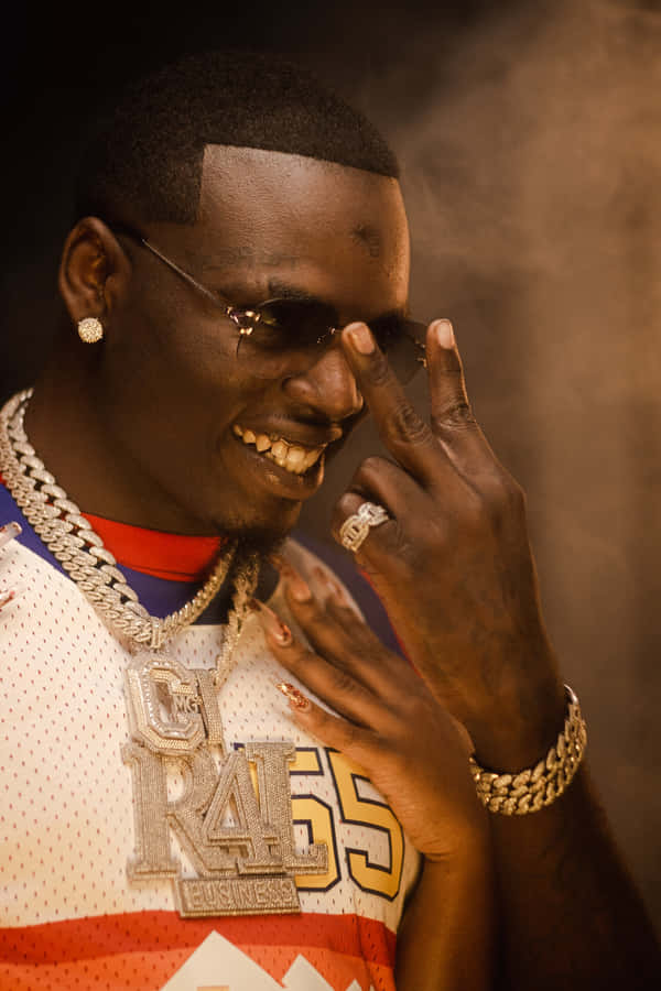 Big Boogie Making Hand Sign Wallpaper