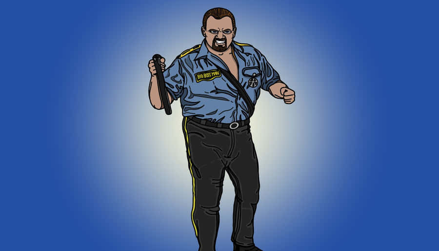 Big Boss Man Illustration Wallpaper
