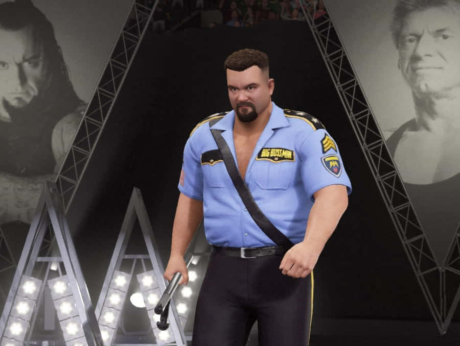 Big Boss Man Wrestling Entrance Wallpaper