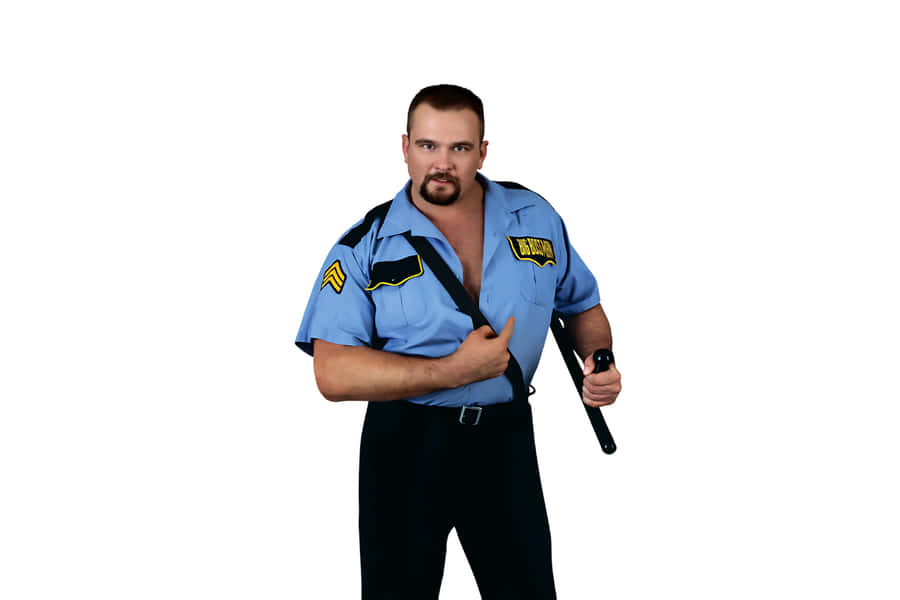 Big Boss Man Wrestling Pose Wallpaper