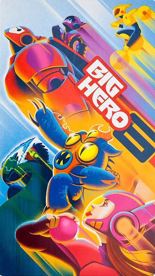 Big Hero 6 Superheroes Flying Wallpaper