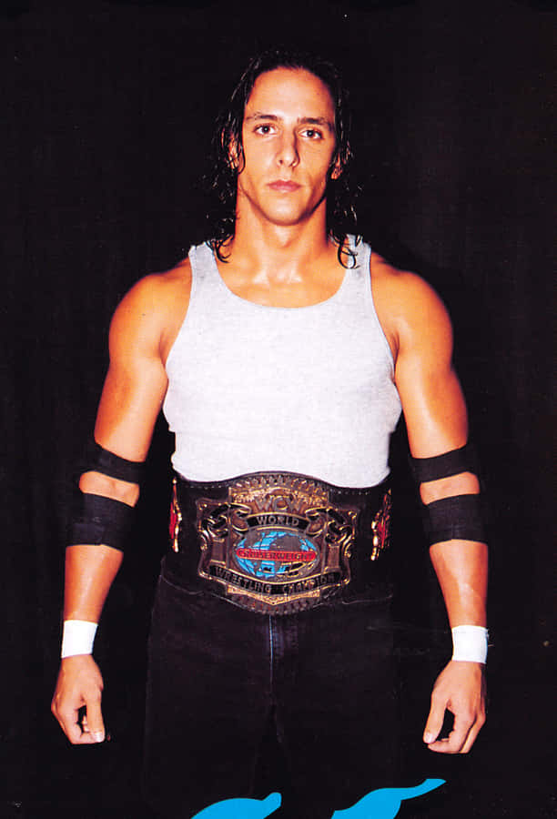 Billy Kidman Wearing His Wcw Cruiserweight Belt Wallpaper