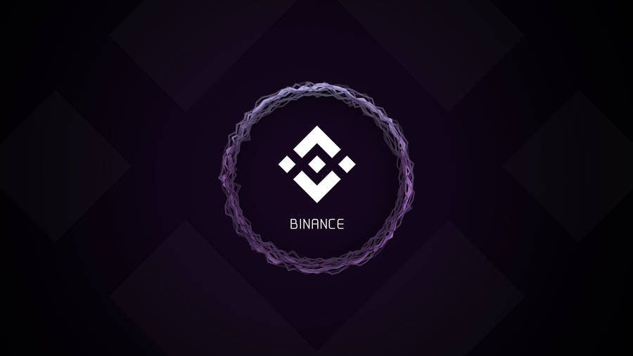 Binance In A Circle Wallpaper
