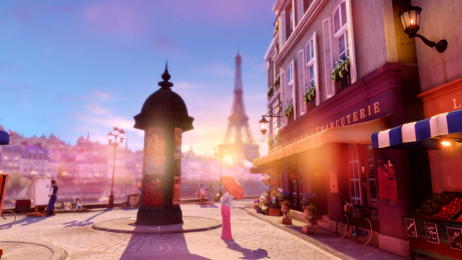 Bioshock 4k Paris Plaza Wallpaper