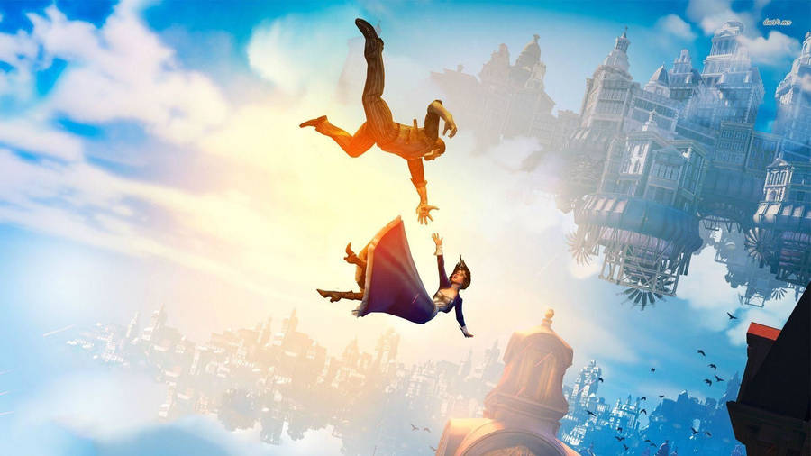 Bioshock Infinite Falling Wallpaper