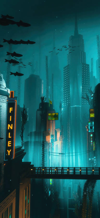Bioshock Phone The City Of Rapture Wallpaper