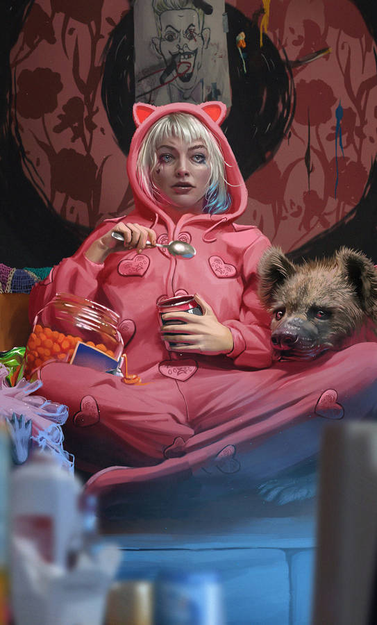 Birds Of Prey Harley And Bruce Wallpaper