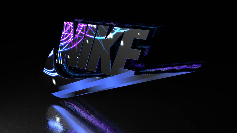 Black 3d Nike Iphone Wallpaper