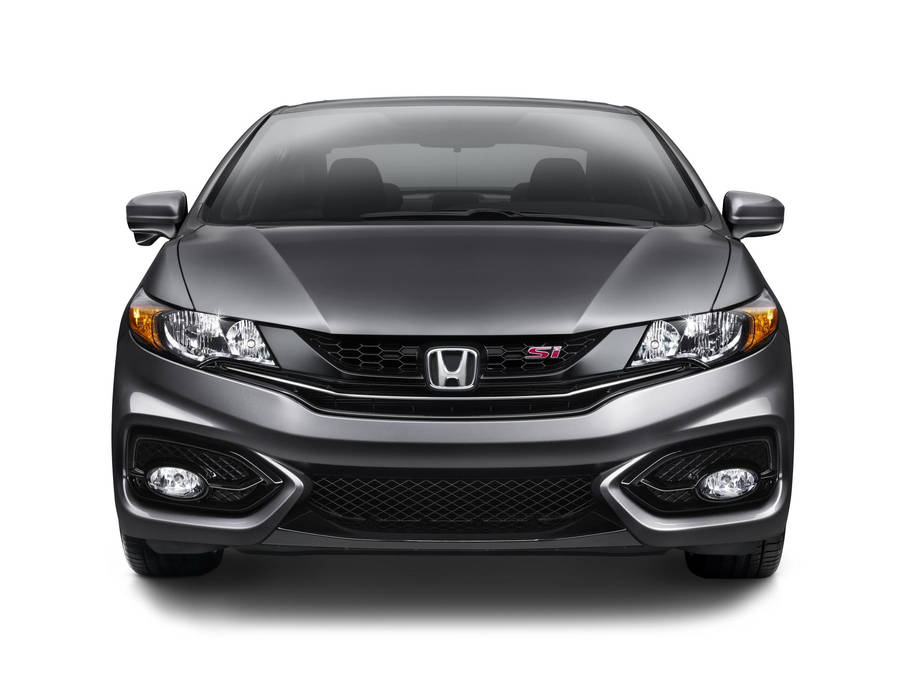 Black 4k Honda Civic Car Hood Wallpaper