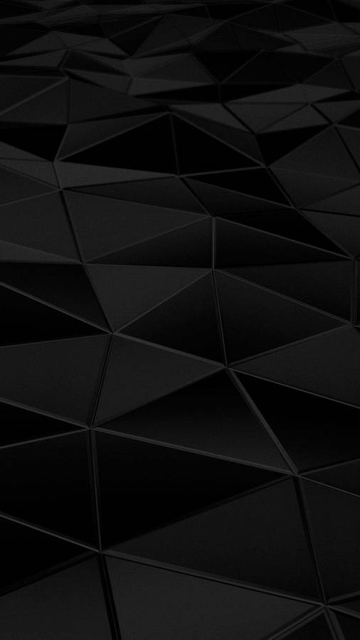 Black Abstract Background With Triangles Wallpaper