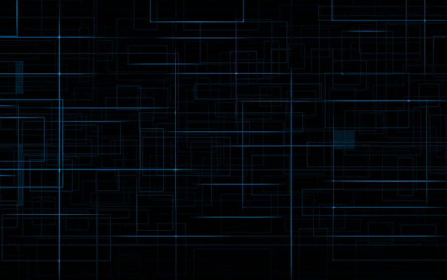 Black Abstract With Blue Lines Wallpaper