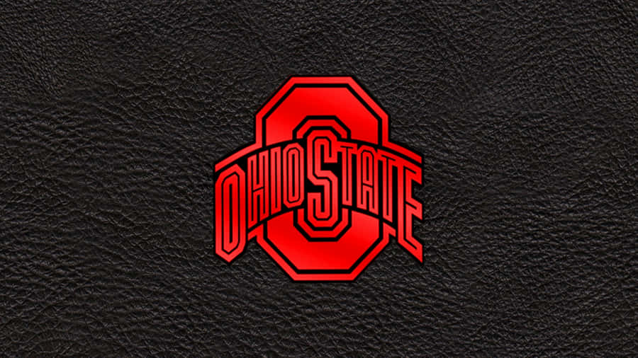 Black Aesthetic Ohio State Football Team Logo Design Wallpaper