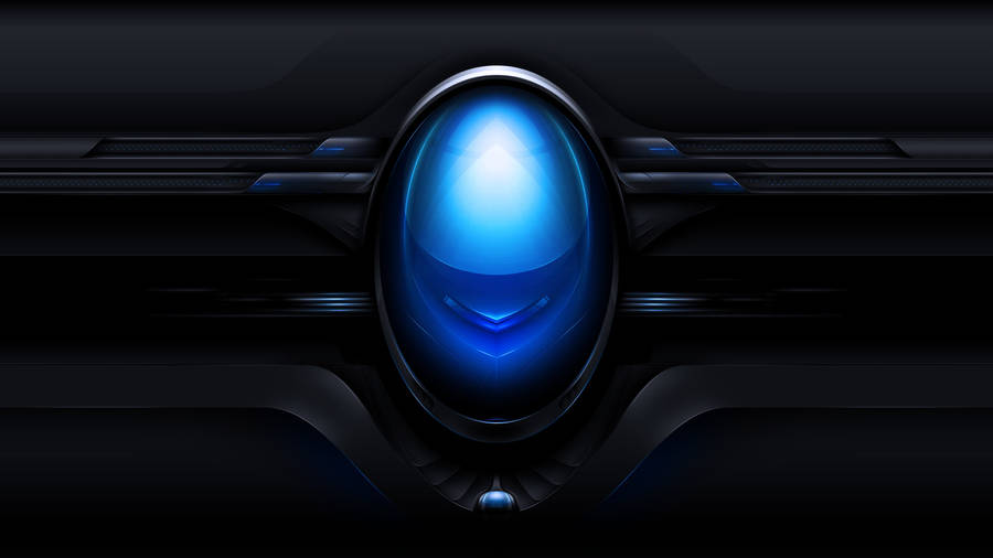 Black And Blue Alienware Wallpaper