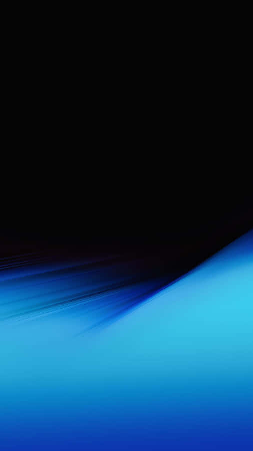Black And Bright Solid Blue Iphone Wallpaper