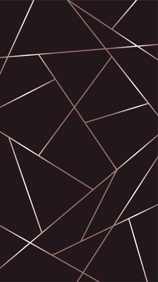 Black And Pink Geometric Design Wallpaper