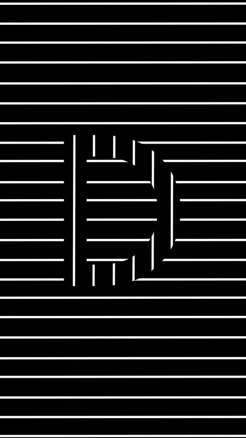 Black And White Aesthetic Letter D Wallpaper