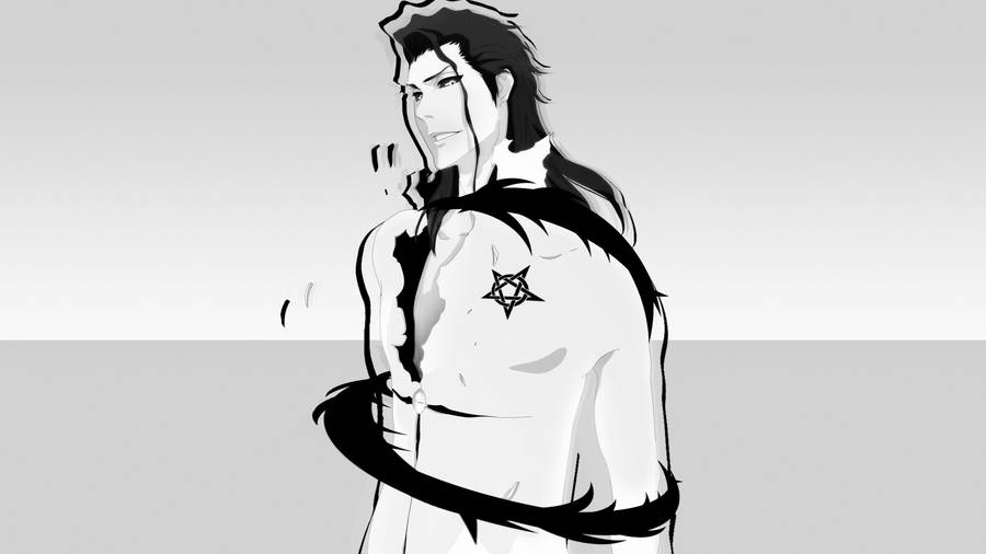 Black And White Aizen Hogyoku Wallpaper