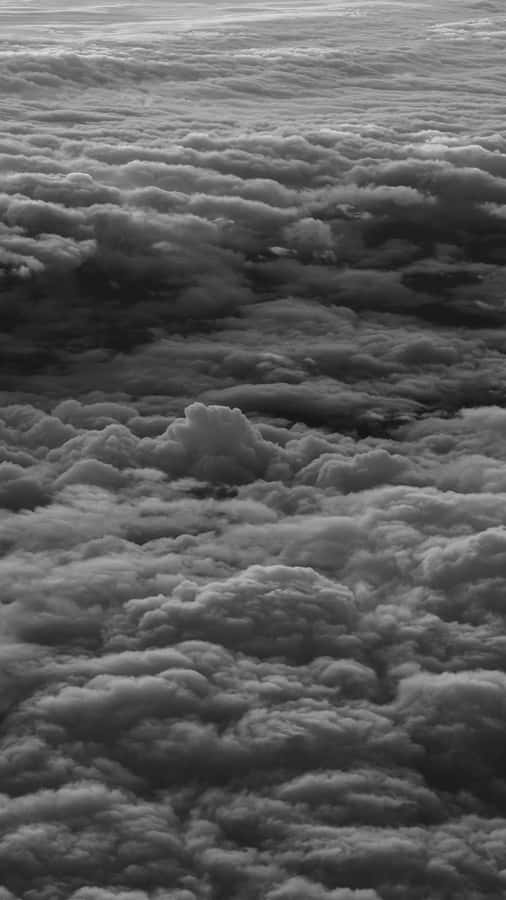 Black And White Blanket-like Cloud Wallpaper