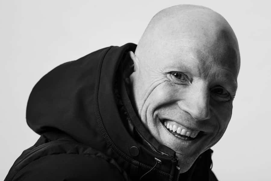 Black And White German Professional Footballer Matthias Sammer Wallpaper