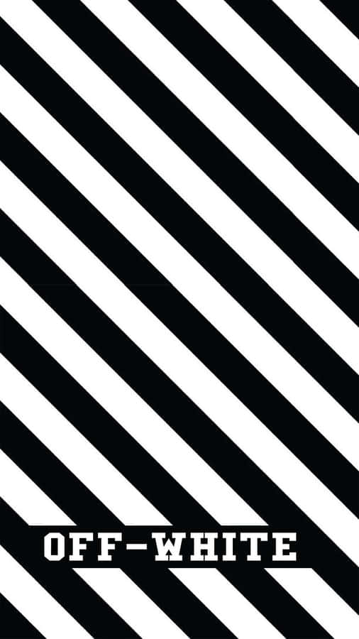 Black And White Stripe Off White Iphone Wallpaper