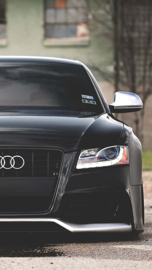 Black Audi Rs7 Front Iphone Wallpaper