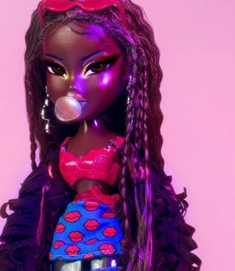 Black Bratz Aesthetic Bubblegum Wallpaper