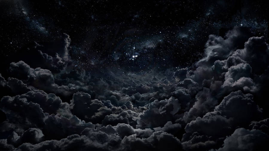 Black Cloudy Sky Wallpaper