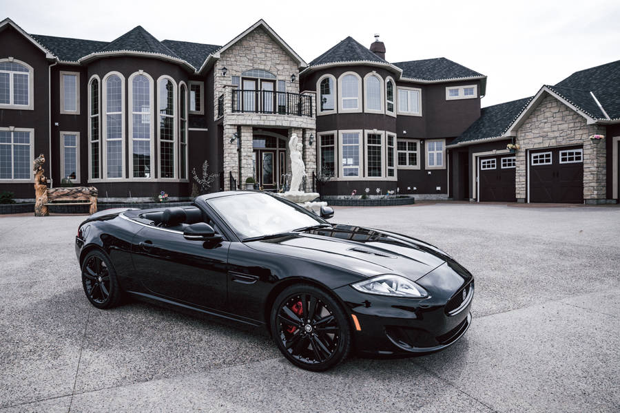 Black Convertible Maserati Wallpaper
