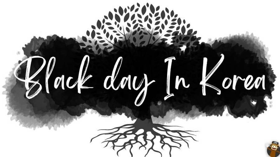 Black Day Korea Art Wallpaper