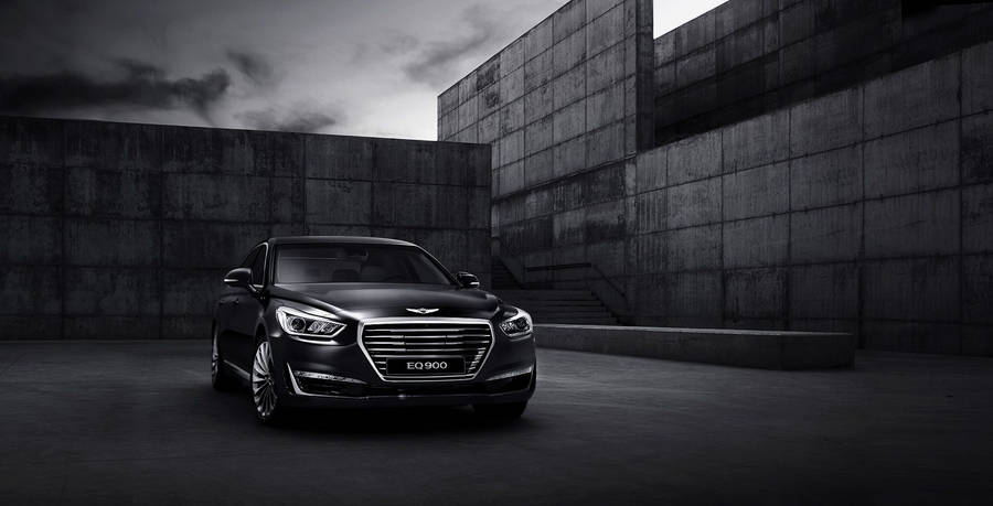 Black Hyundai Genesis Eq900 Wallpaper