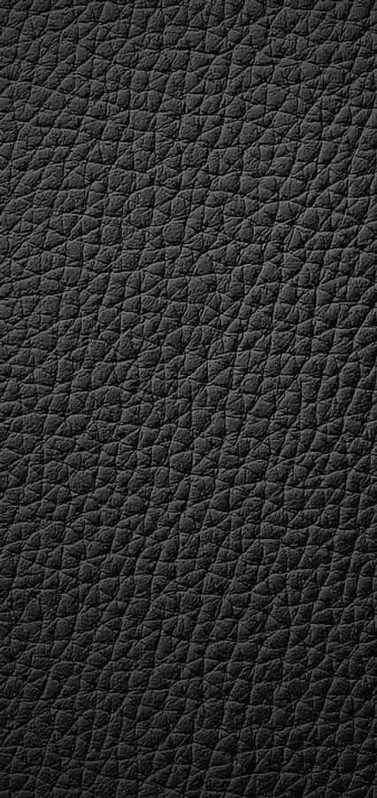 Black Leather Texture Background Wallpaper