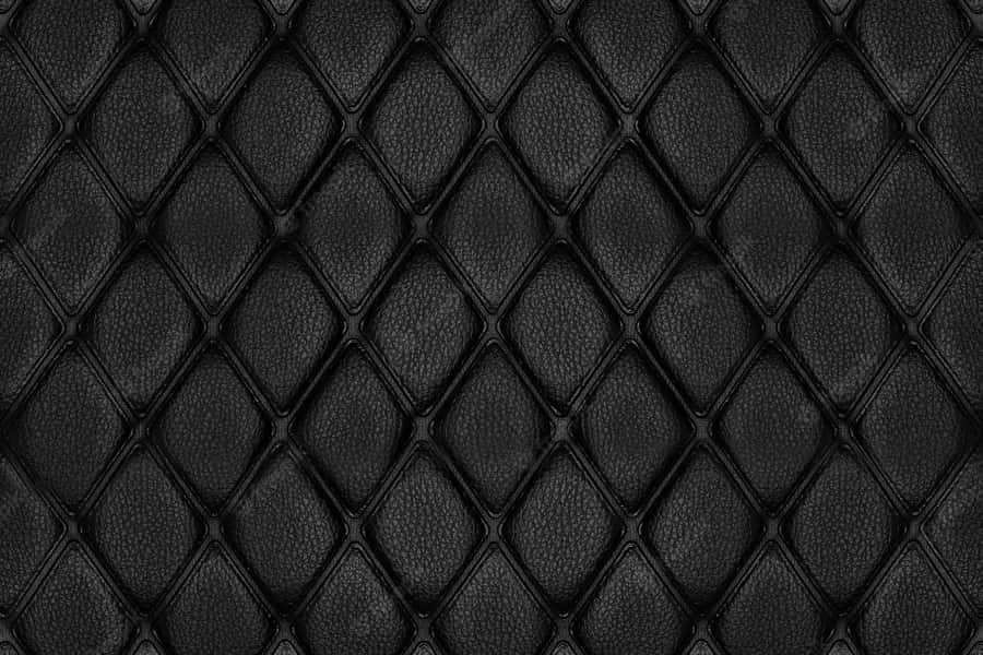 Black Leather Texture With Diamonds Wallpaper