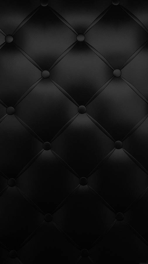 Black Leather Vintage Sofa Dark Texture Wallpaper