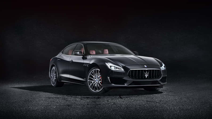 Black Maserati 4k Wallpaper