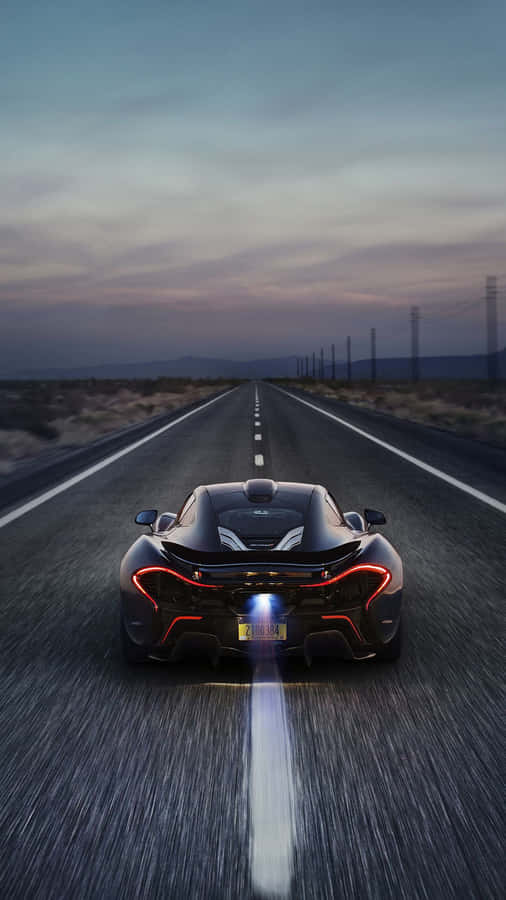 Black Mclaren P1 Car Android Wallpaper