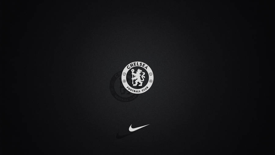 Black Nike Chelsea Fc Logo Wallpaper
