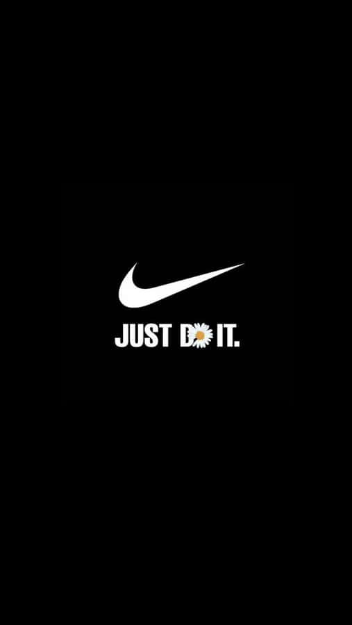 Black Nike Slogan Wallpaper