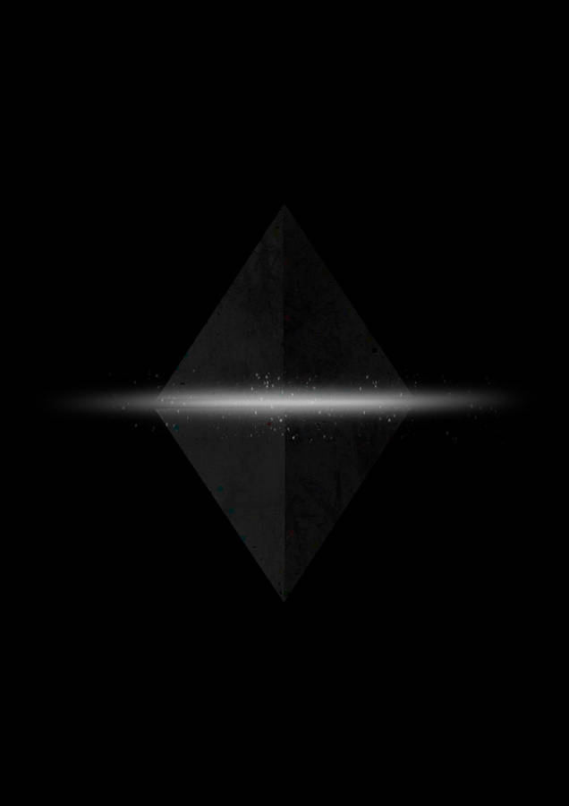 Black Pyramid With Mirror Replica Wallpaper