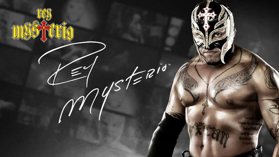 Black Rey Mysterio Cool Wwe Background Wallpaper