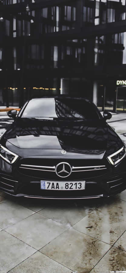 Black Stunning Mercedes Classic Iphone Wallpaper
