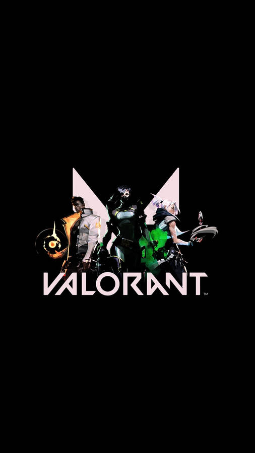 Black Valorant Iphone Wallpaper