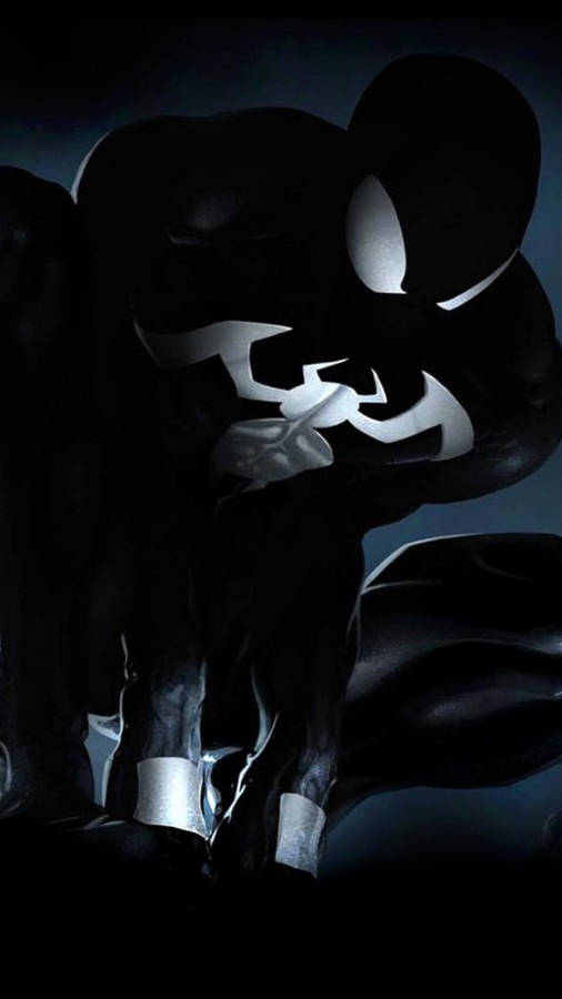 Black Venom Spider Man Iphone Wallpaper