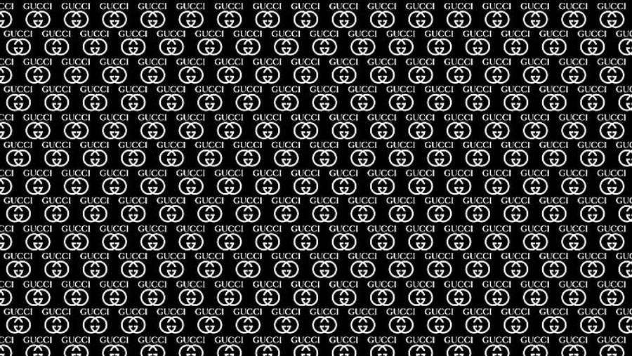 Black White Patterned Gucci 4k Wallpaper