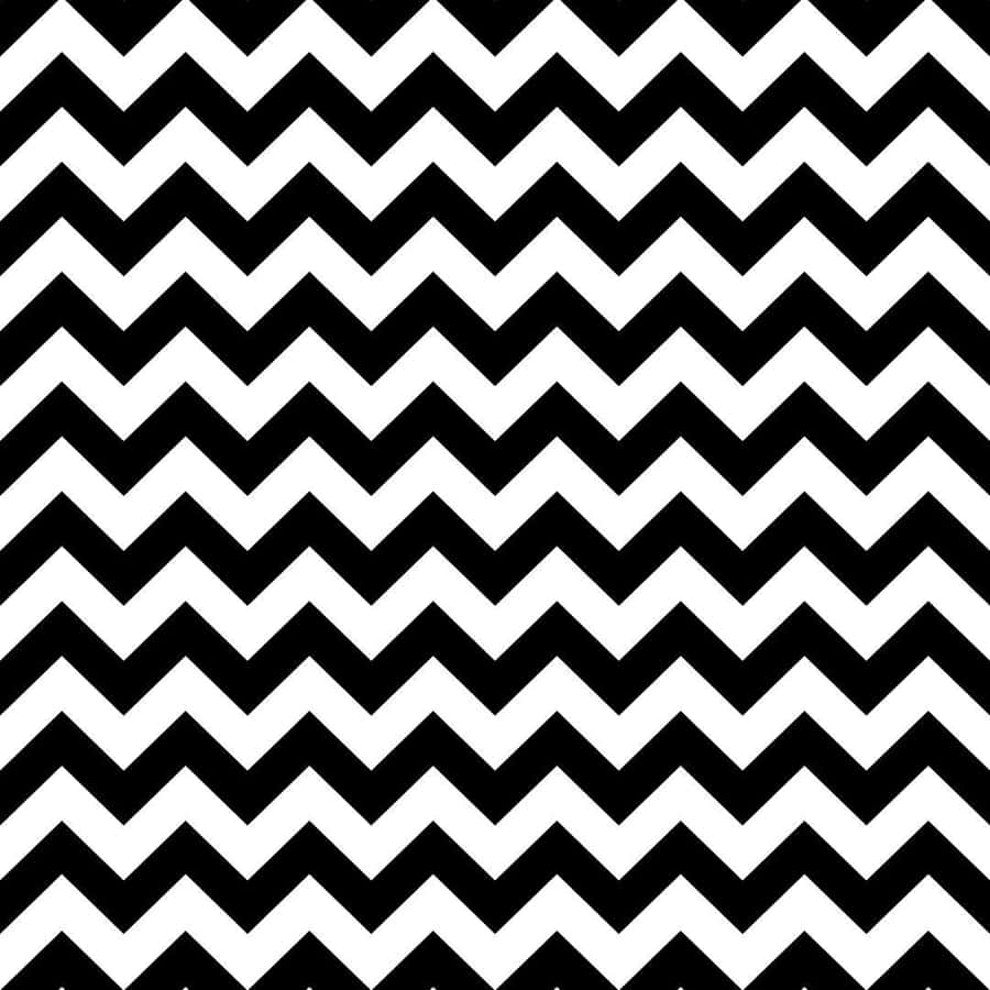 Black White Zigzag Pattern Wallpaper