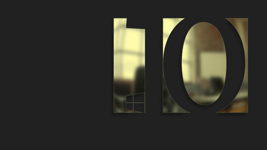 Black Windows 10 Hd Steel Plate Wallpaper