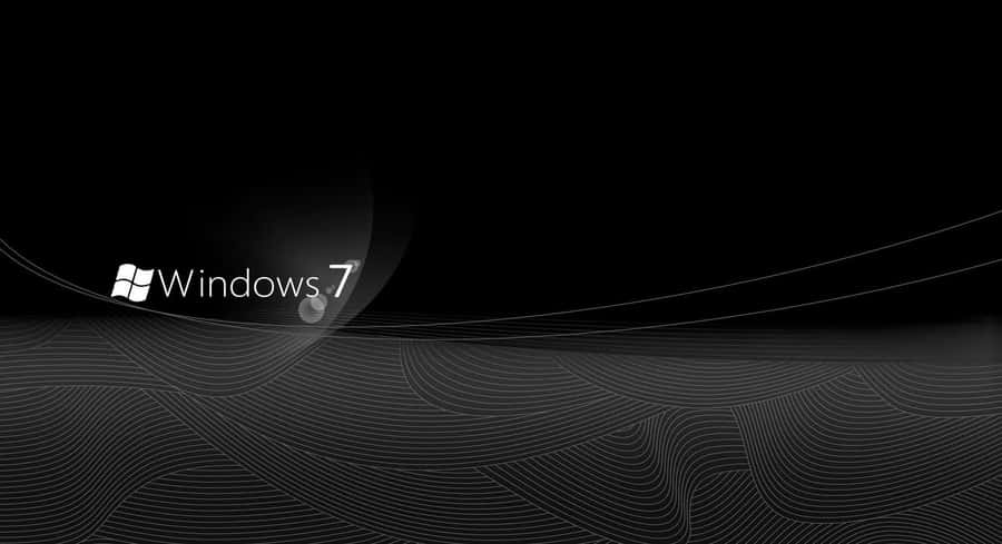 Black Windows Desktop Lock Screen Wallpaper