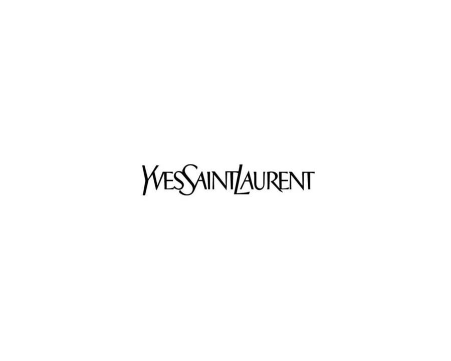 Black Ysl Name Illustration Wallpaper
