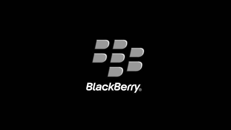 Blackberry Grey Black Logo Wallpaper