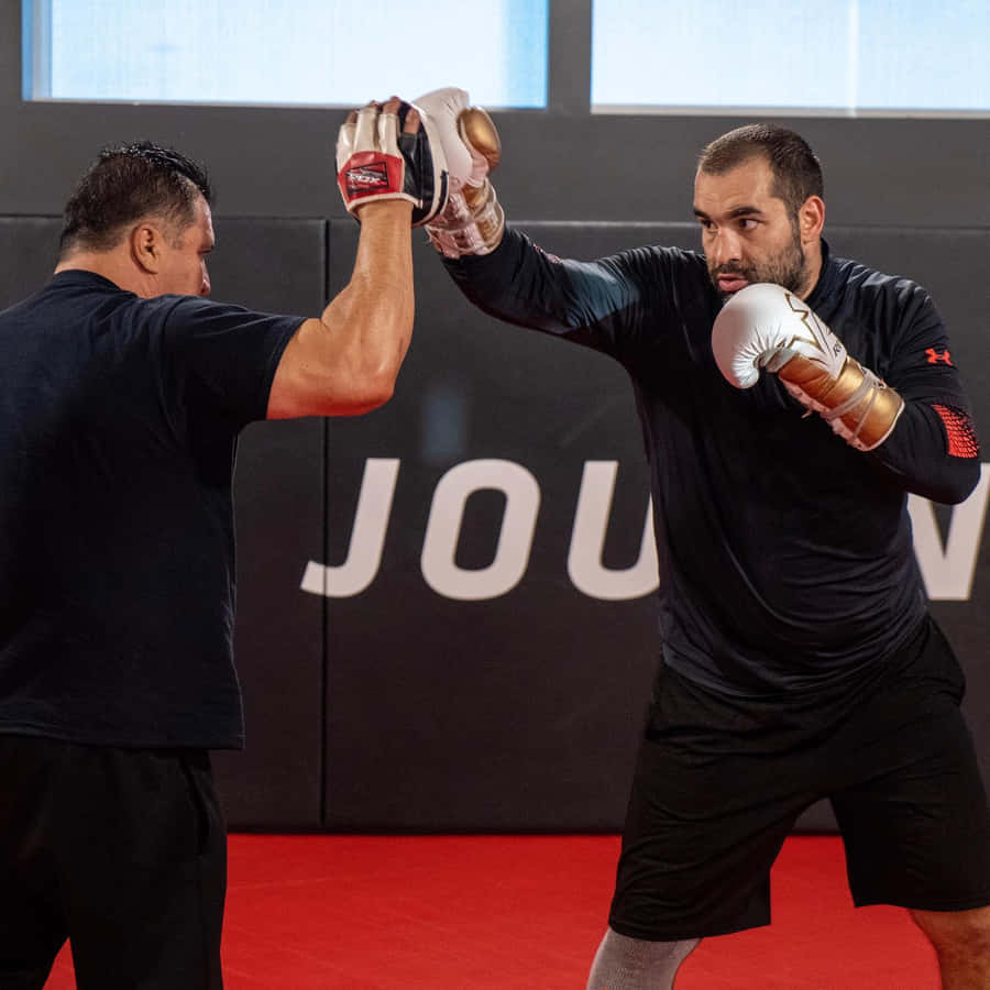 Blagoy Ivanov Doing Punch Training Wallpaper